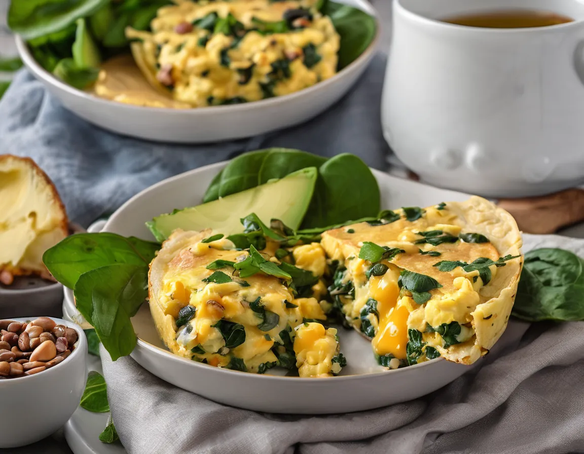 Tortilla Española con Espinacas y Garbanzos
