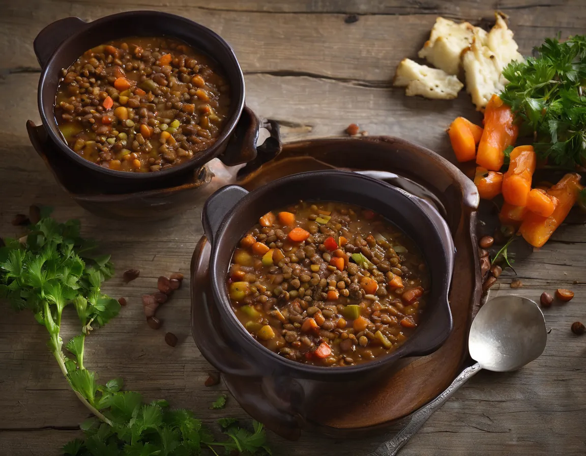 Lentejas Estofadas Mediterráneas para Diabetes Tipo 1
