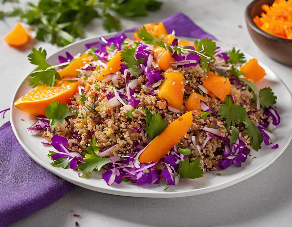 Ensalada de Zanahoria y Quinoa con Pollo a la Parrilla