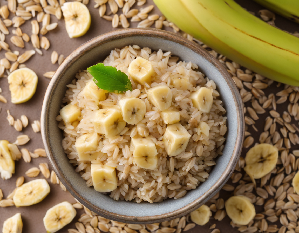 Arroz con Banana Saludable para Diabetes Tipo 1