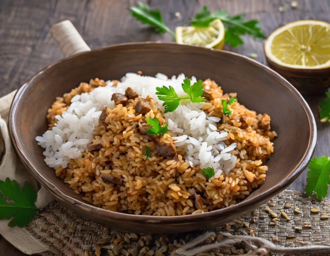 Arroz Integral con Cordero al Estilo Latino para Diabetes Tipo 1