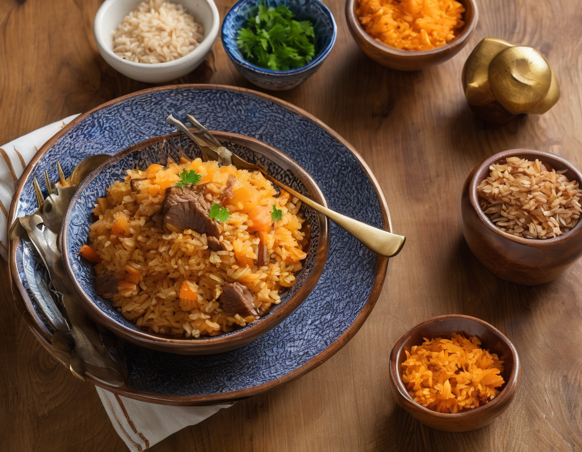Arroz con Cordero al Estilo Latino Bajo en Fructosa