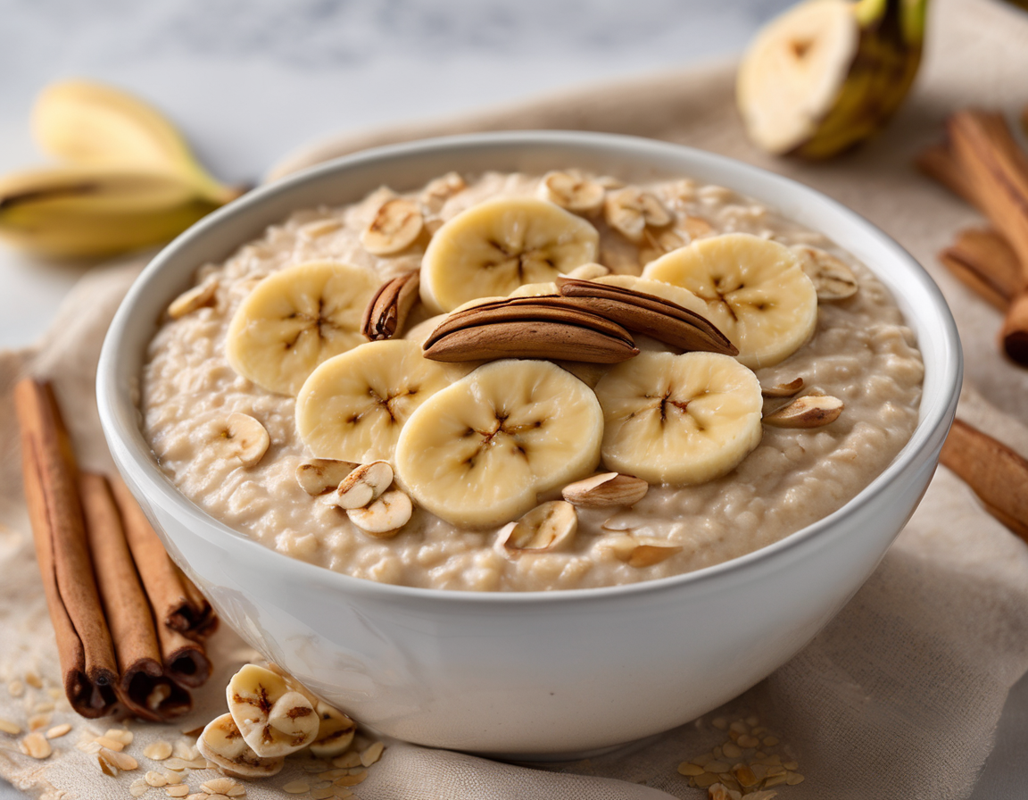 Avena con Banana y Canela al Estilo Latino