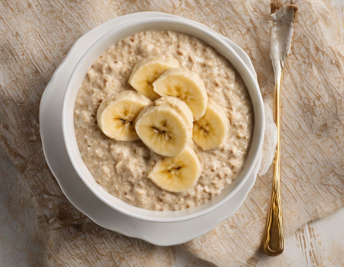 Avena Cremosa con Banana Asada al Estilo Latino