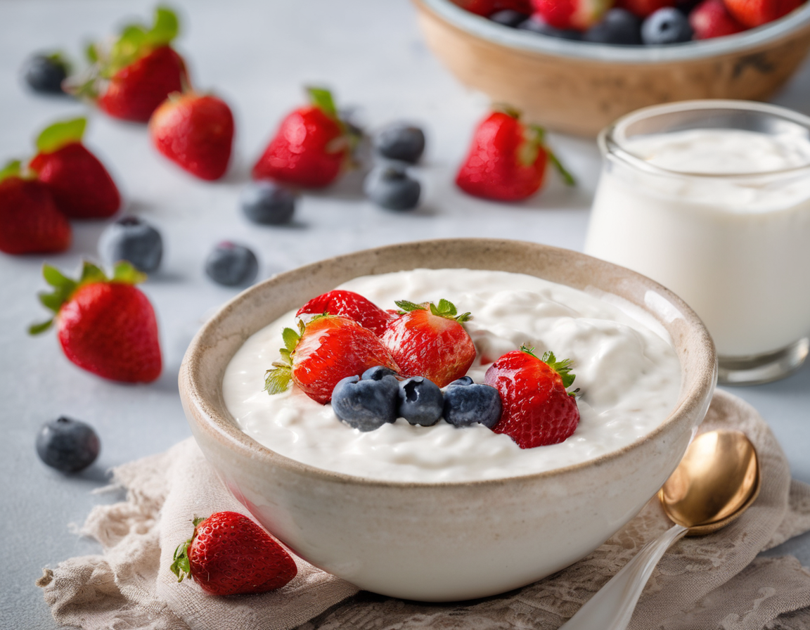 Avena con Yogur y Frutas Bajas en FODMAP