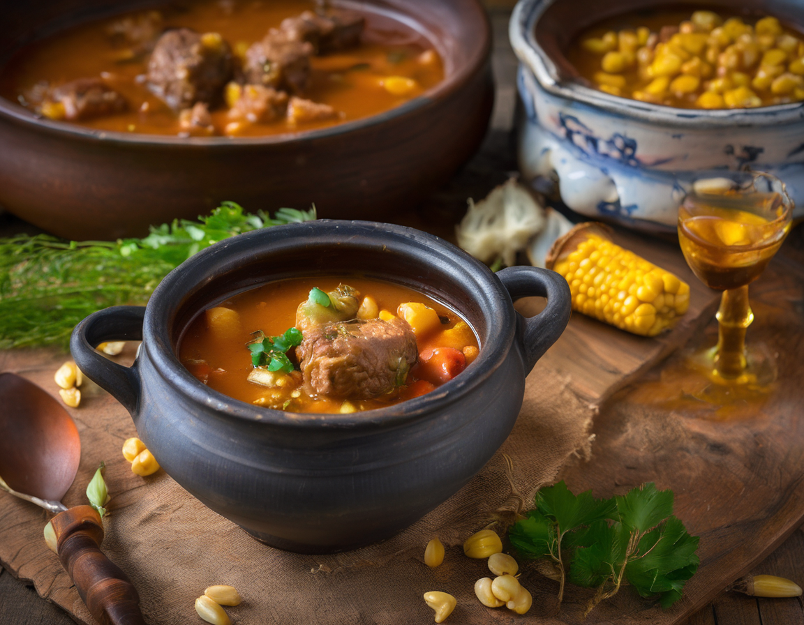 Guiso de Cordero con Maíz y Verduras