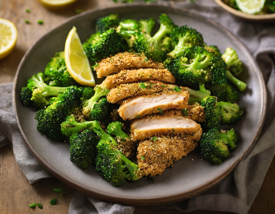 Pollo al Limón con Brócoli y Quinoa