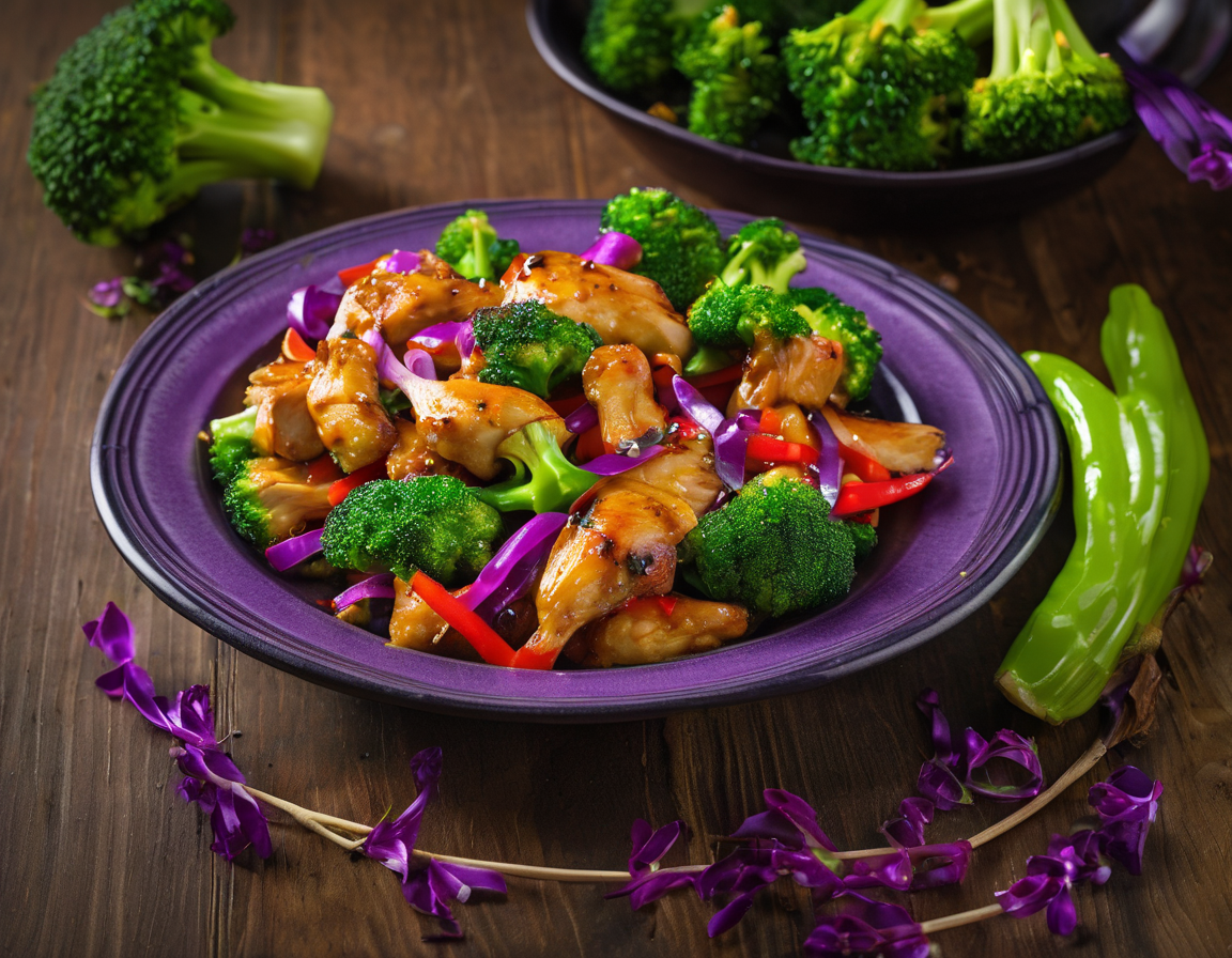 Pollo con Brócoli al Estilo Latino