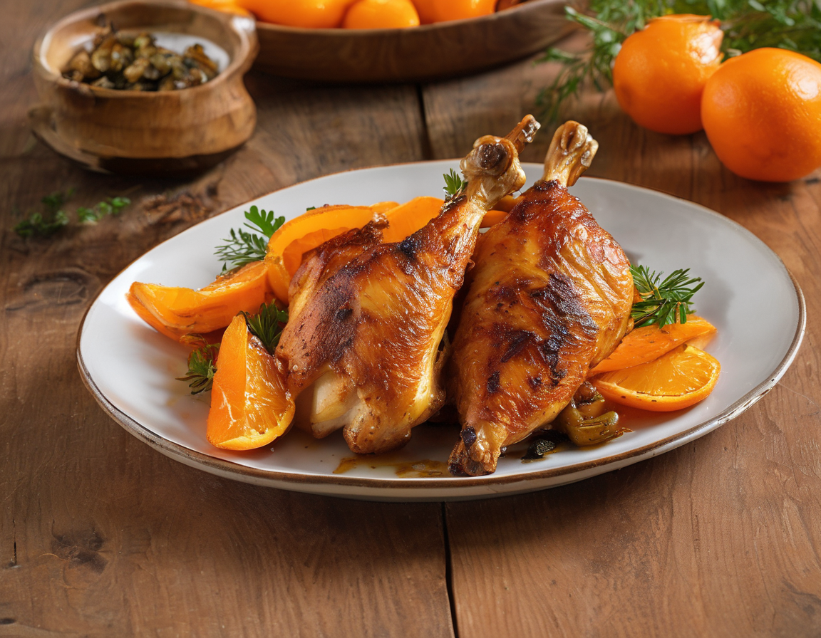 Pollo con Zanahorias Asadas al Estilo Latino