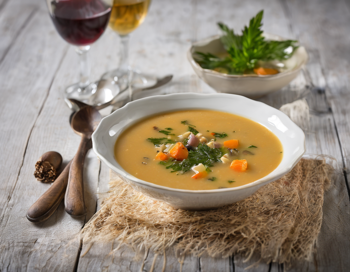 Sopa de Avena y Verduras a la Toscana