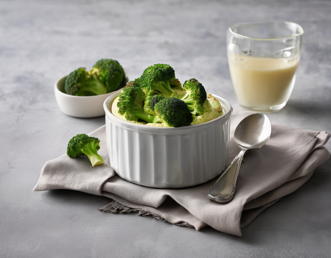 Soufflé de Brócoli Ligero a la Francesa