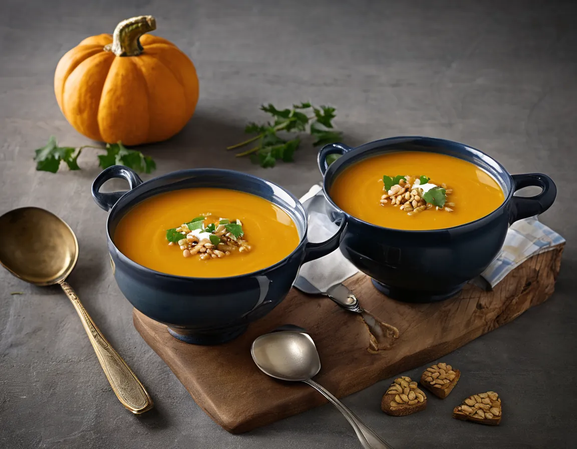 Sopa de Calabaza Canadiense con Calabaza y Avena