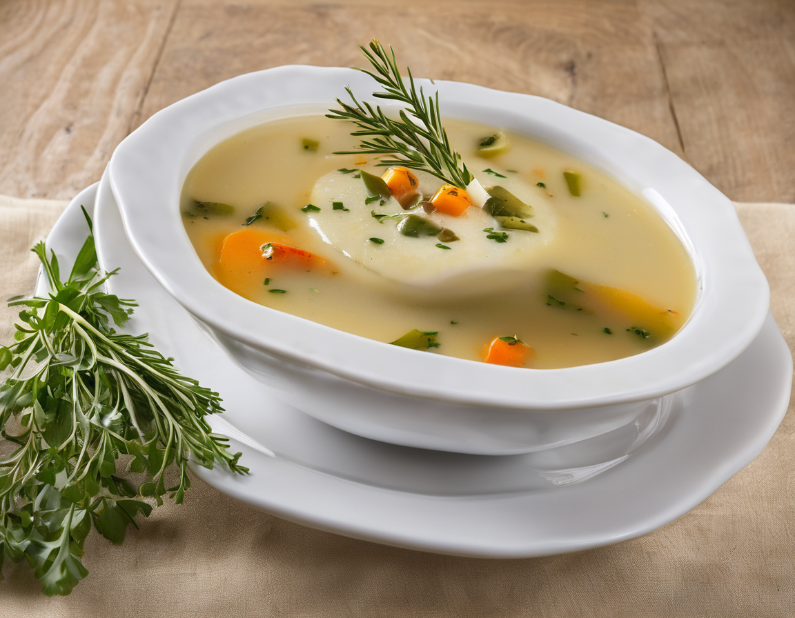 Sopa de Habas con Verduras Italianas