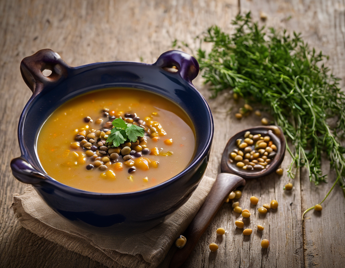 Sopa de Lentejas a la Provenzal