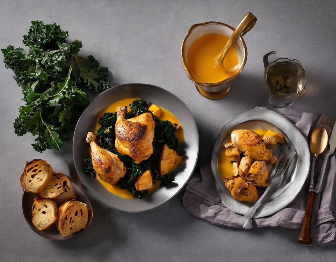 Pollo con Calabaza y Col al Estilo Brasileño