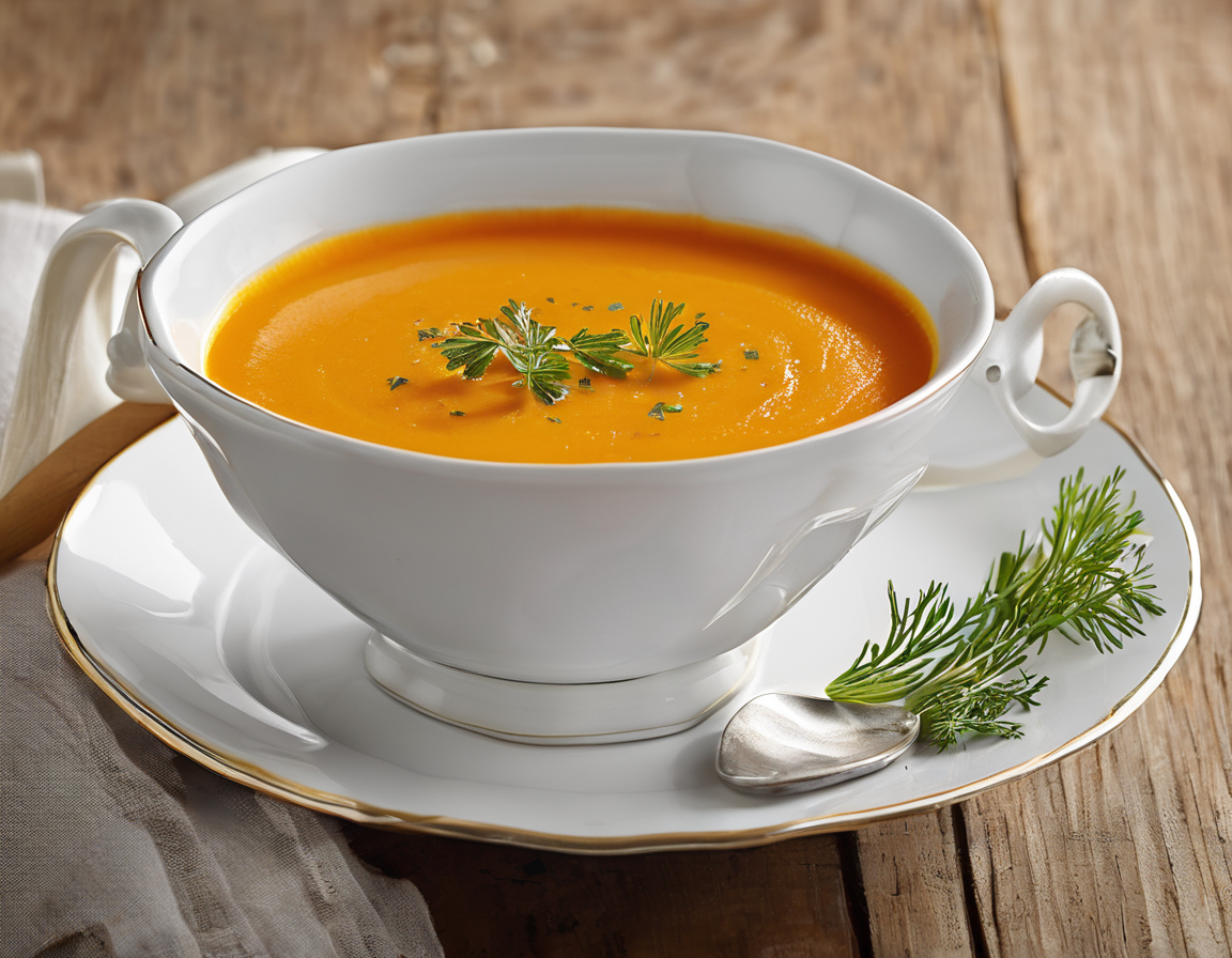 Sopa de zanahoria canadiense reconfortante