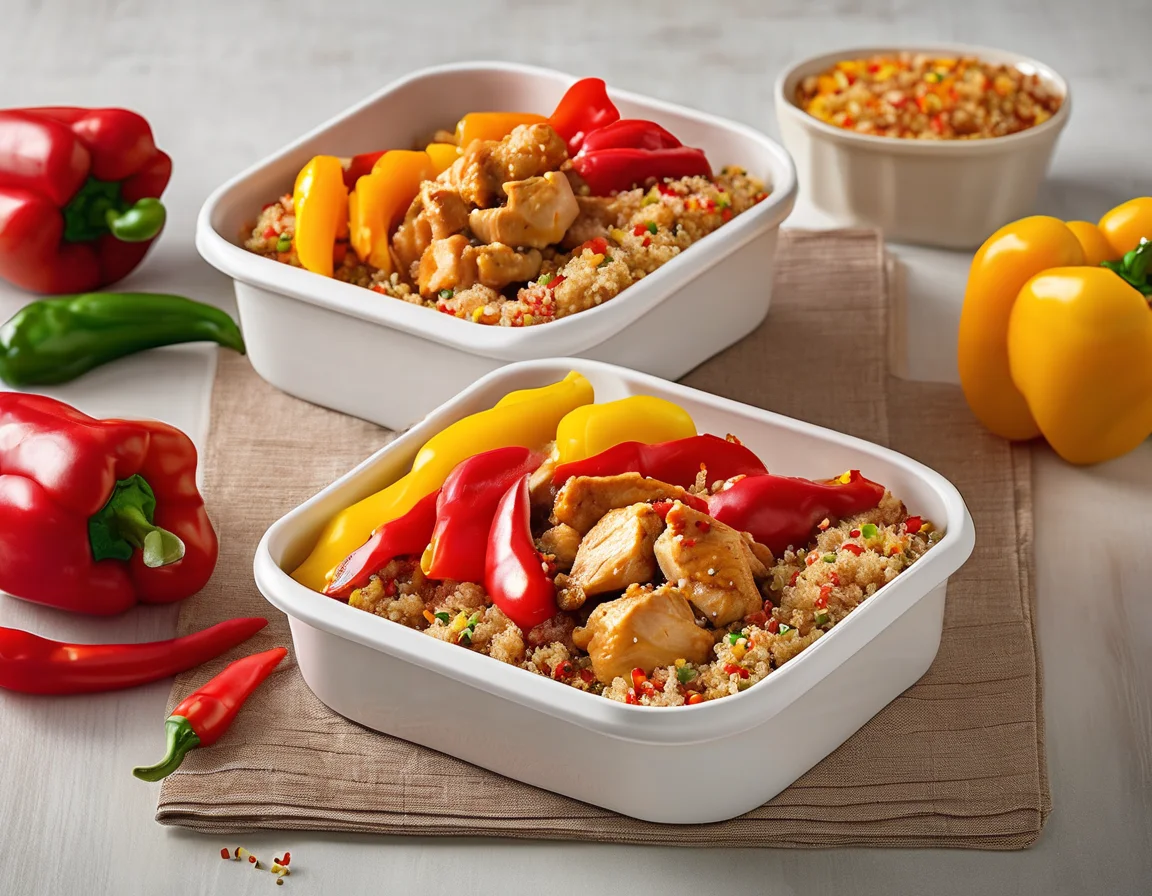 Bowl de Pollo y Pimiento Antiinflamatorio