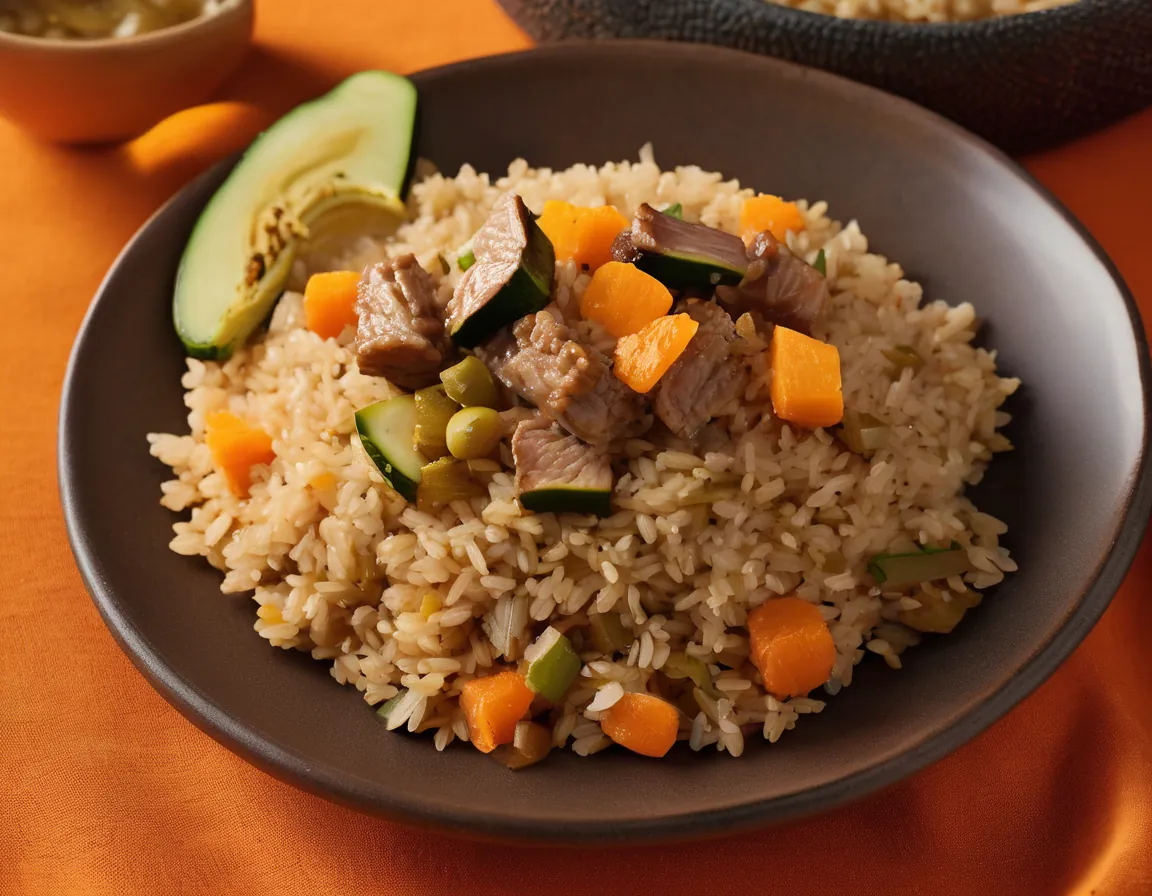 Arroz con Cordero al Estilo Low-FODMAP