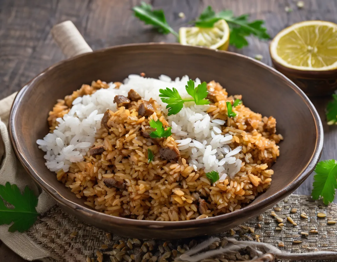 Arroz Integral con Cordero al Estilo Latino para Diabetes Tipo 1
