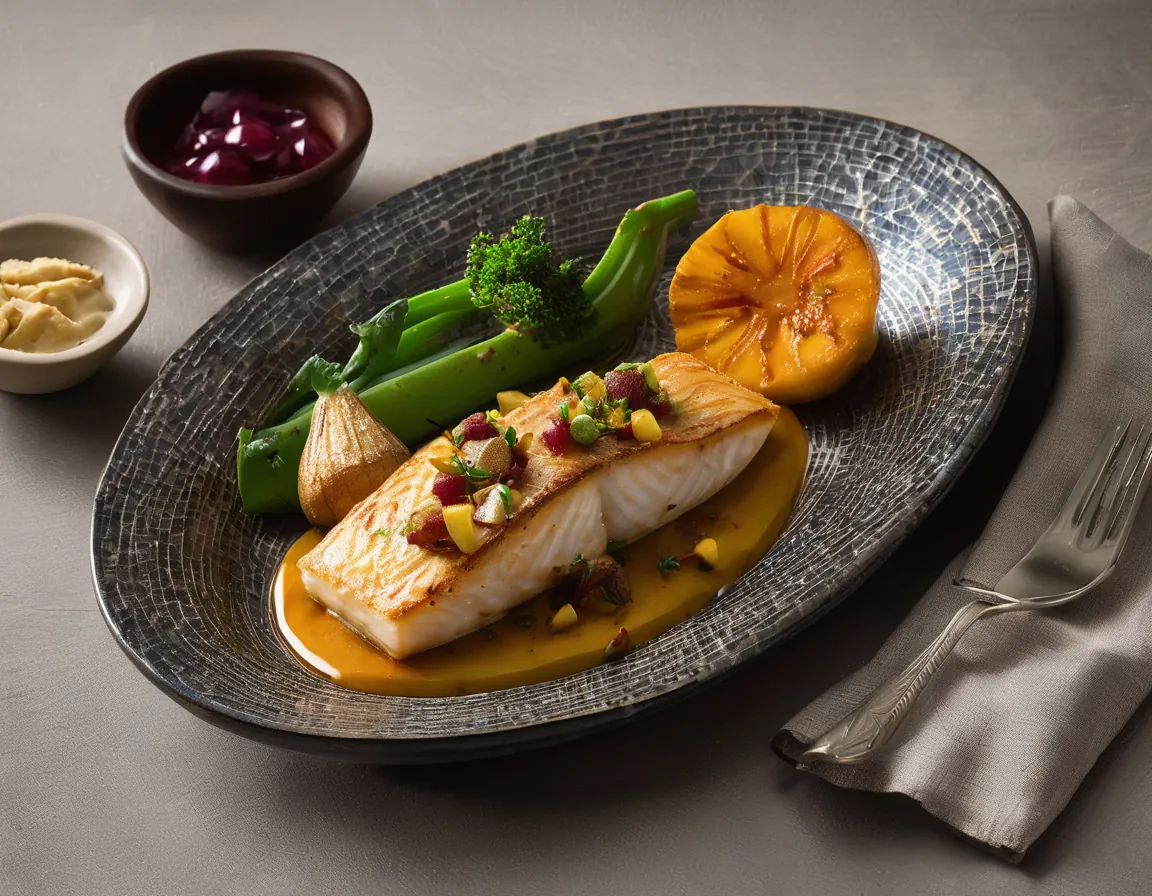 Atún al Horno con Batata y Calabacín