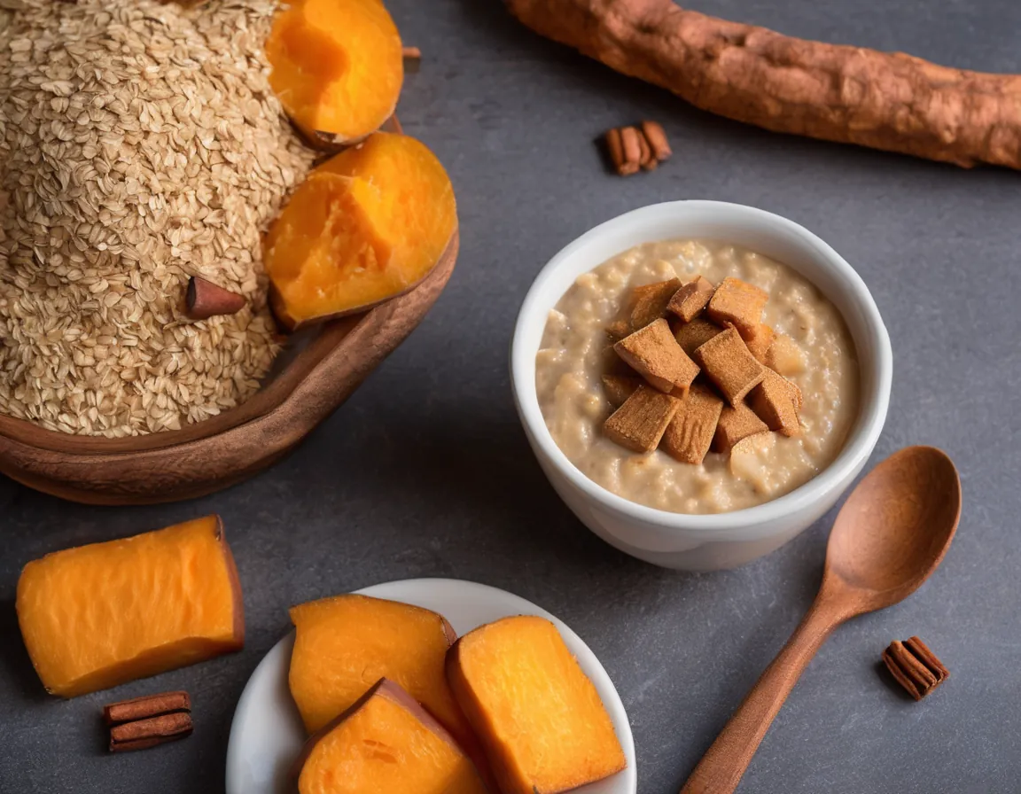 Avena con Batata y Canela - Desayuno Latino para Diabetes Tipo 1