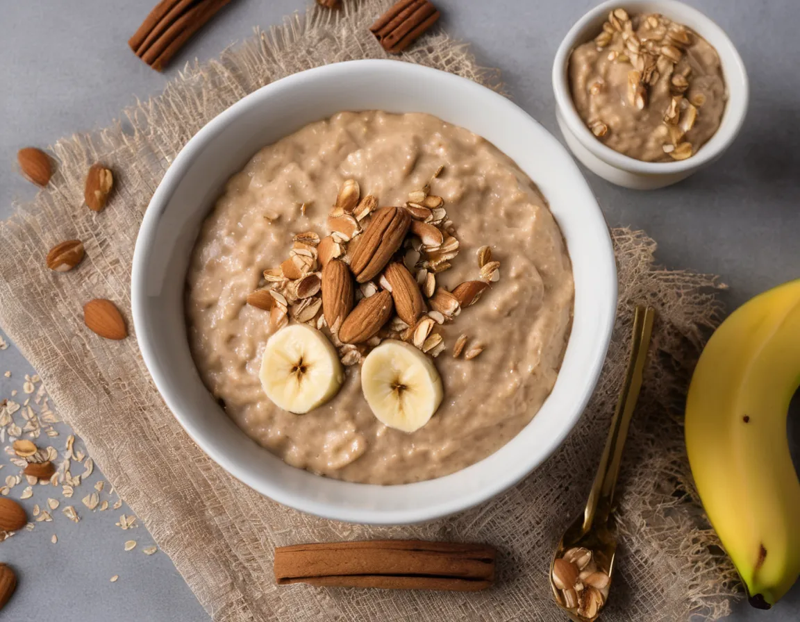 Avena Cremosa con Banana Asada al Estilo Latino