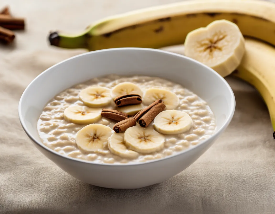 Avena Cremosa con Banana y Canela