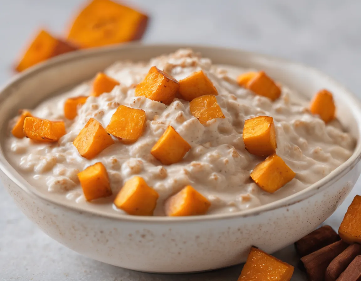 Avena Cremosa con Batata Asada y Canela