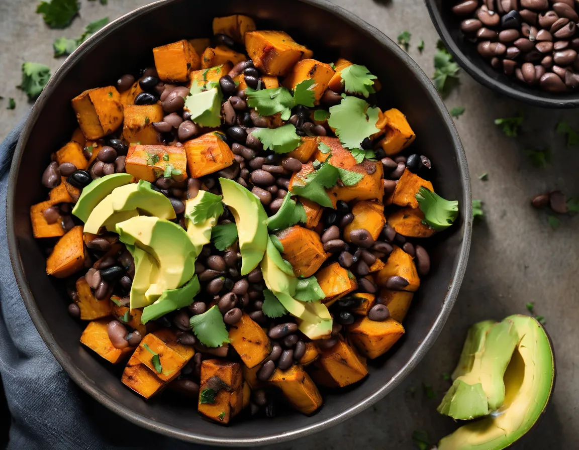 Batatas Asadas con Espinacas y Garbanzos al Estilo Mediterráneo