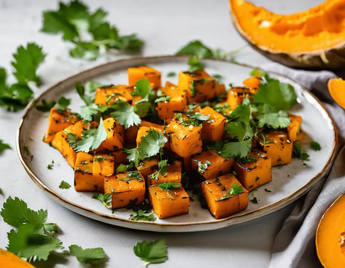 Calabaza Asada con Hierbas y Limón - Receta Low-FODMAP para SIBO