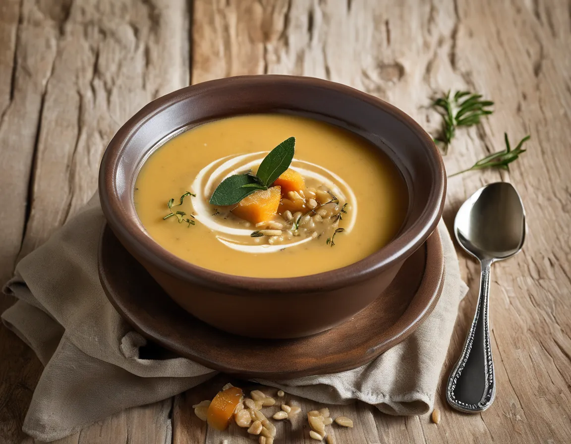 Crema de Avena con Calabaza y Zanahoria