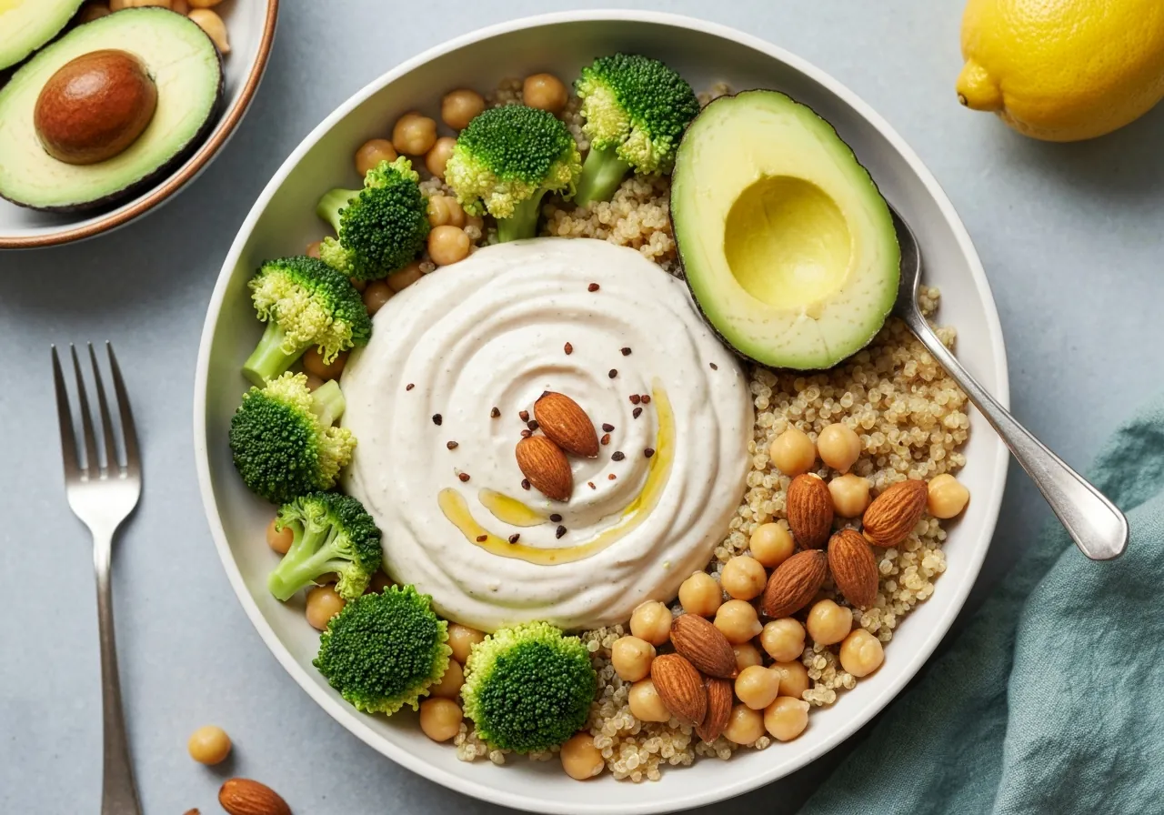 Crema de Brócoli con Garbanzos y Especias Mediterráneas Adaptado para Constipación Crónica