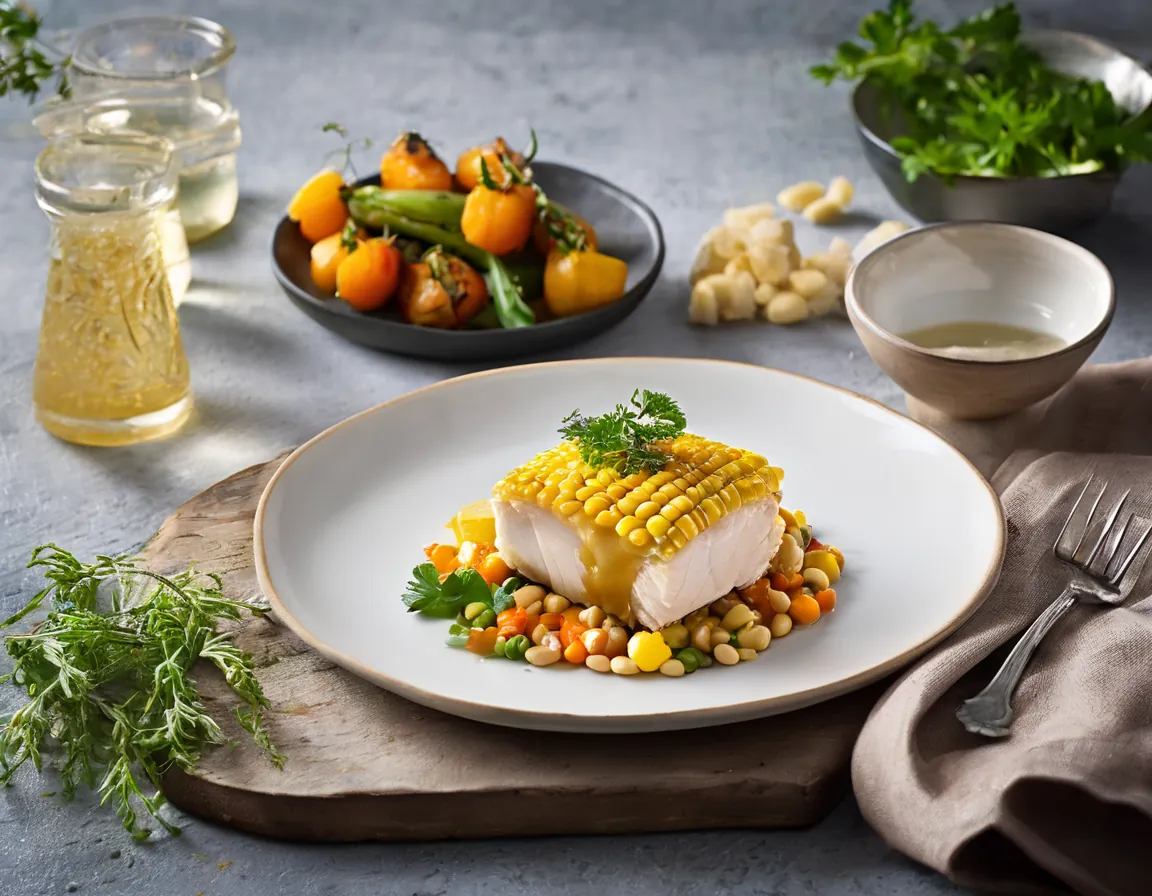 Cuscús de Maíz con Pollo y Verduras Adaptado para Diabetes T1