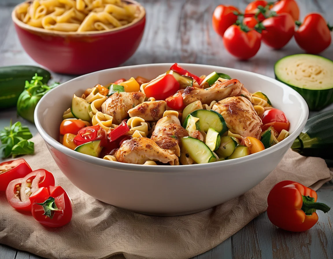Pollo con Pasta Integral Latina