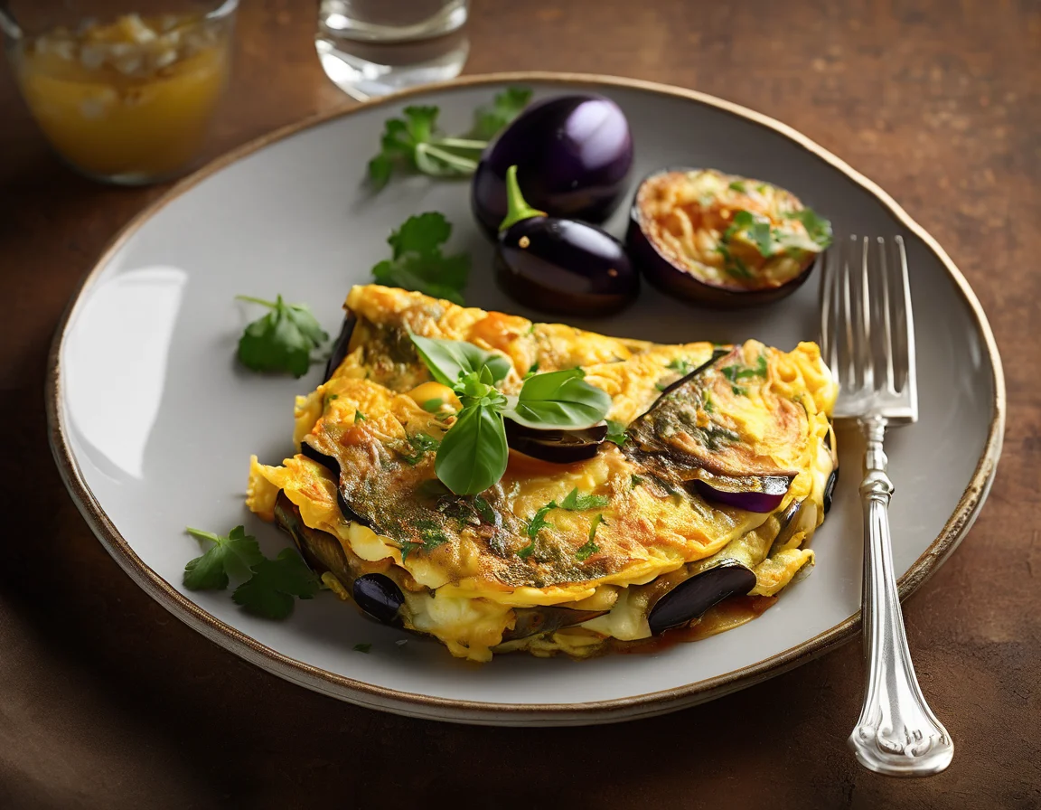 Tortilla de Berenjena y Huevo a la Española