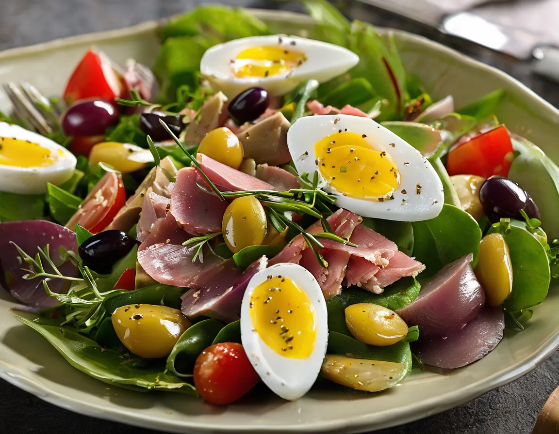 Ensalada de Atún a la Nizarda Ligera Adaptado para Resistencia insulina