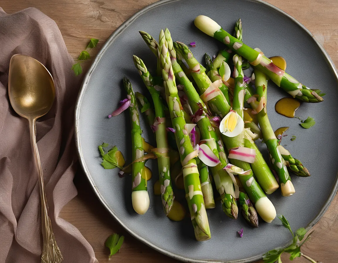 Ensalada de espárragos asados a la canadiense Adaptado para ERGE Reflujo Gastroesofágico