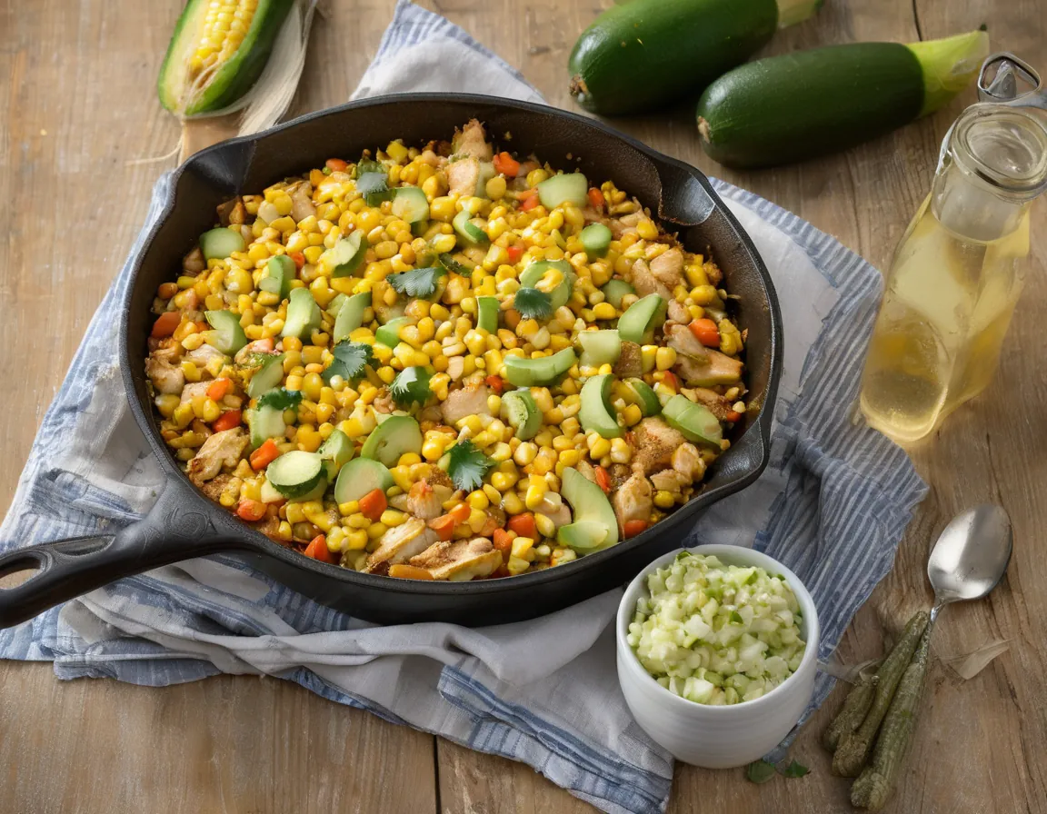Ensalada de Maíz Suave con Aguacate y Tomate