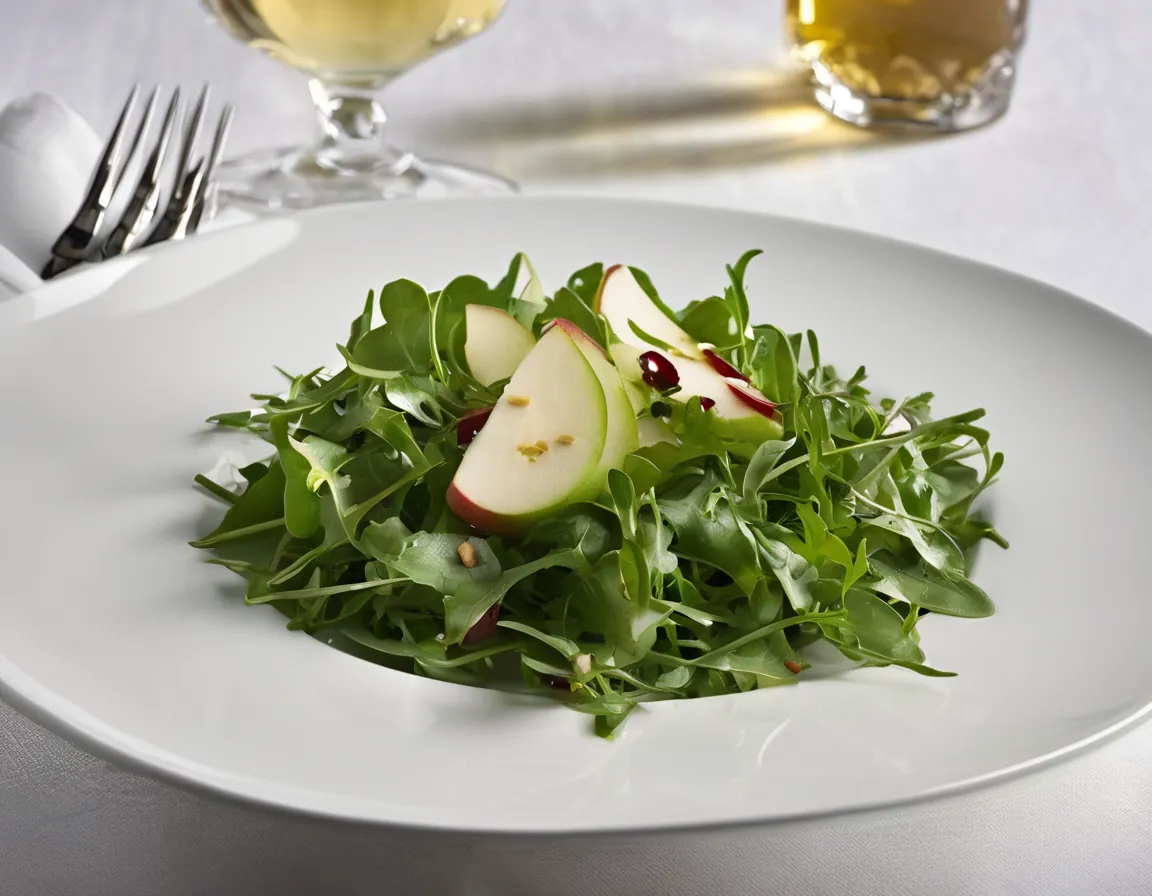 Ensalada de Rúcula y Manzana a la Canadiense