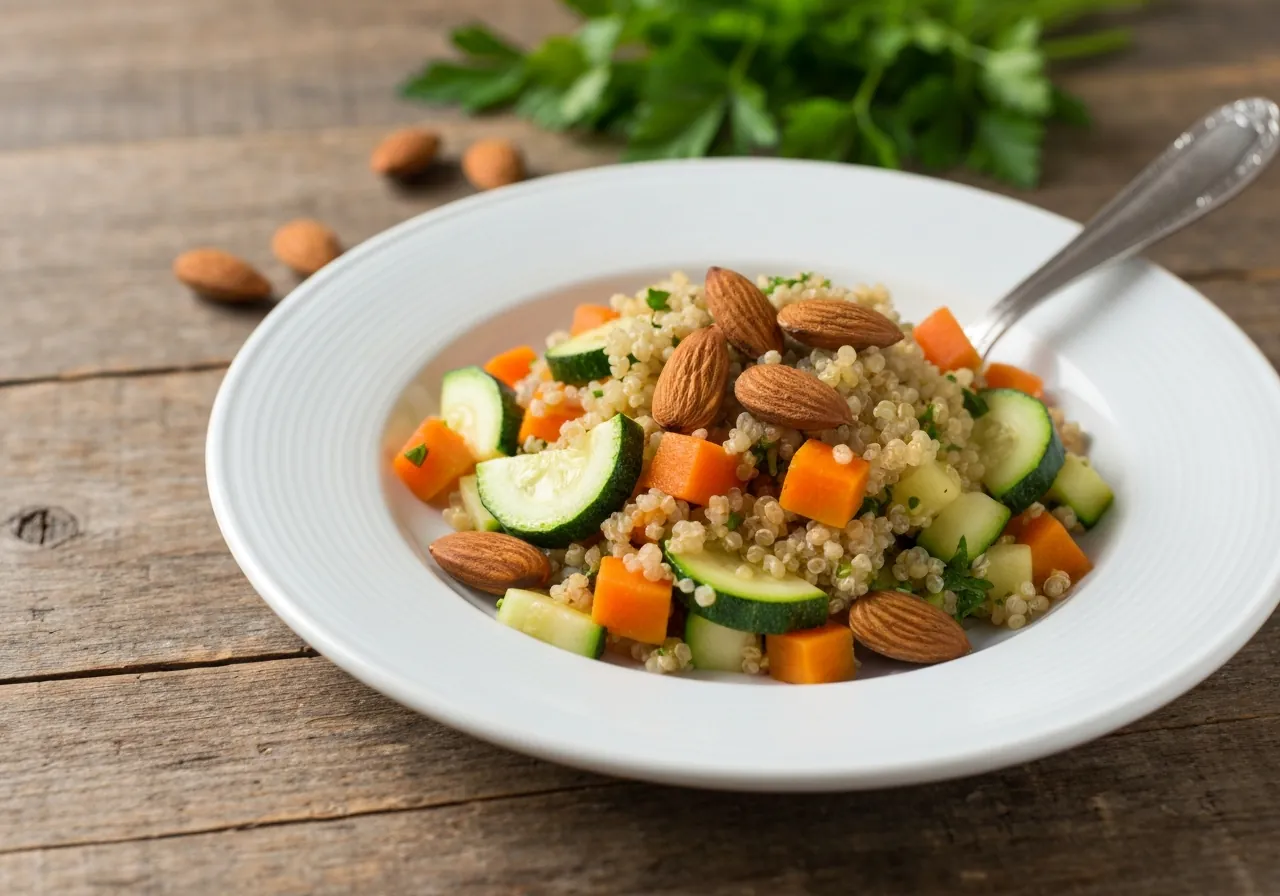 Ensalada Mediterránea de Almendras para ERGE
