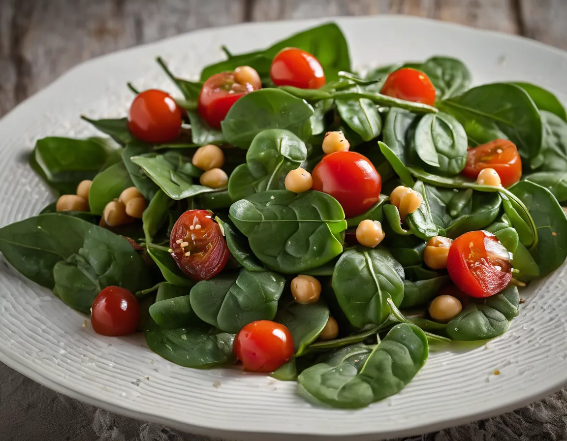Espinacas a la Catalana con Garbanzos