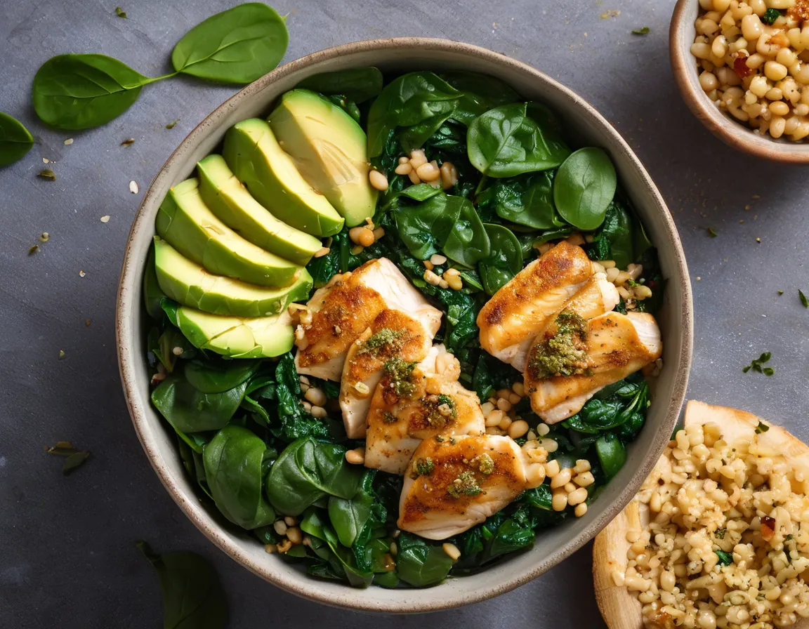 Espinacas a la Catalana con Garbanzos y Bacalao