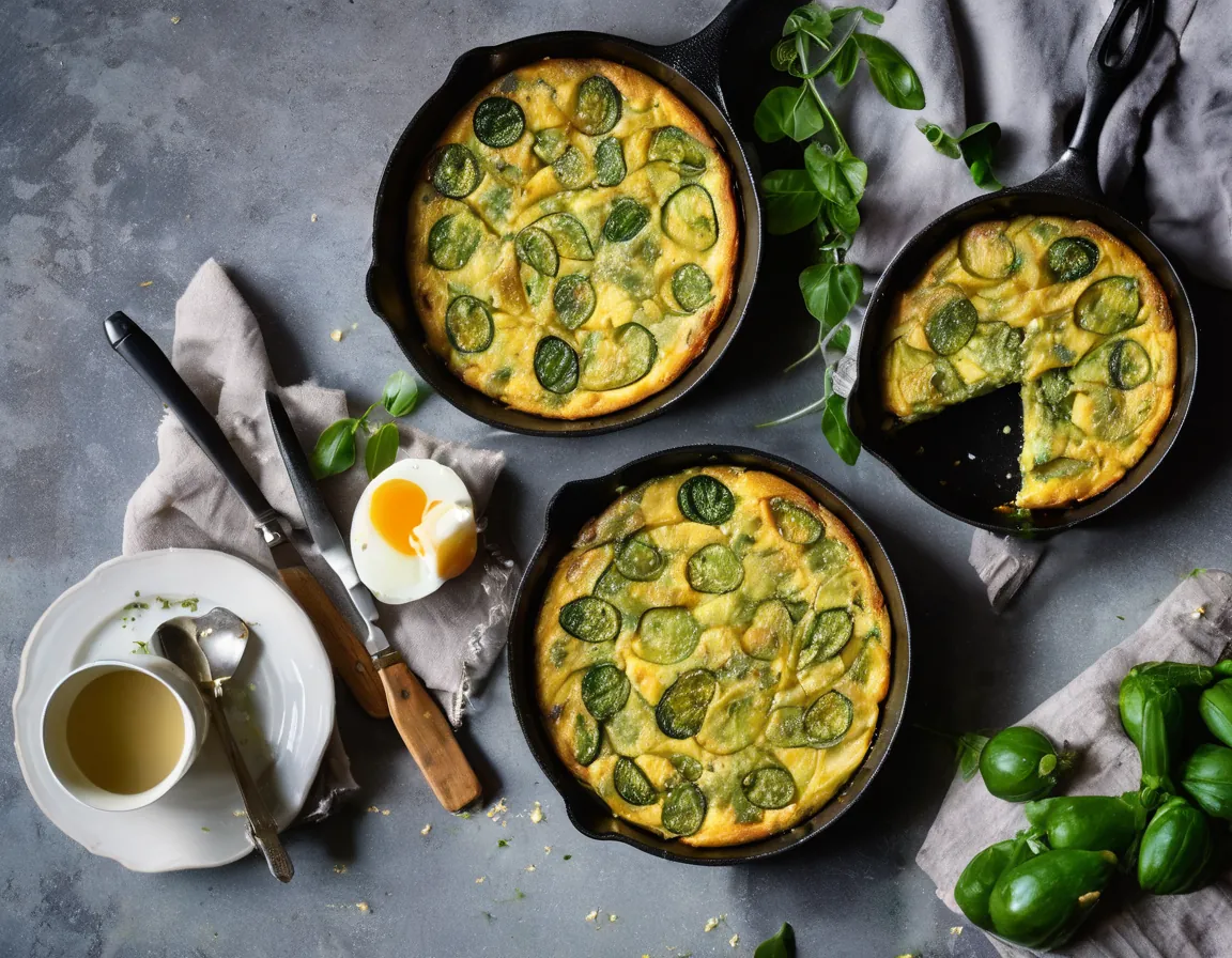 Frittata de Calabacín y Boniato Low-FODMAP Adaptado para SII Síndrome de Intestino Irritable