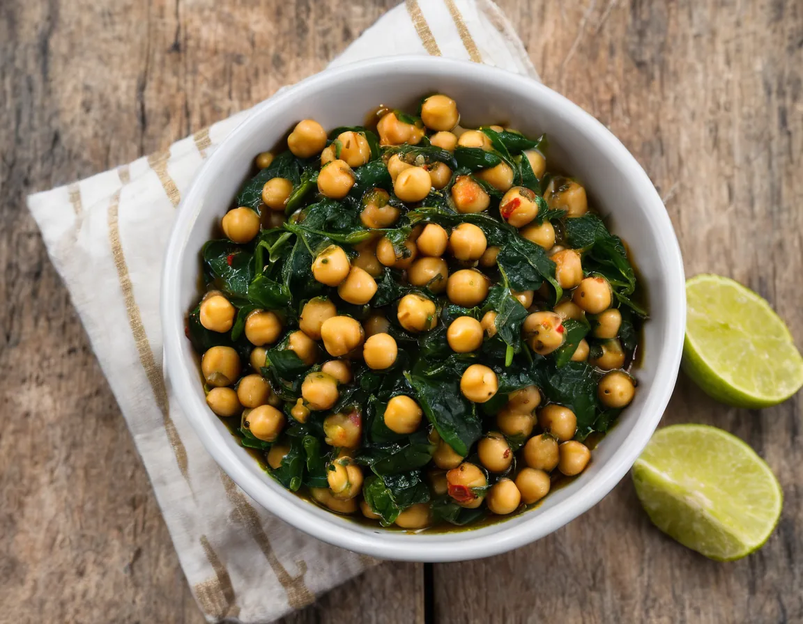 Garbanzos con Espinacas y Pimentón