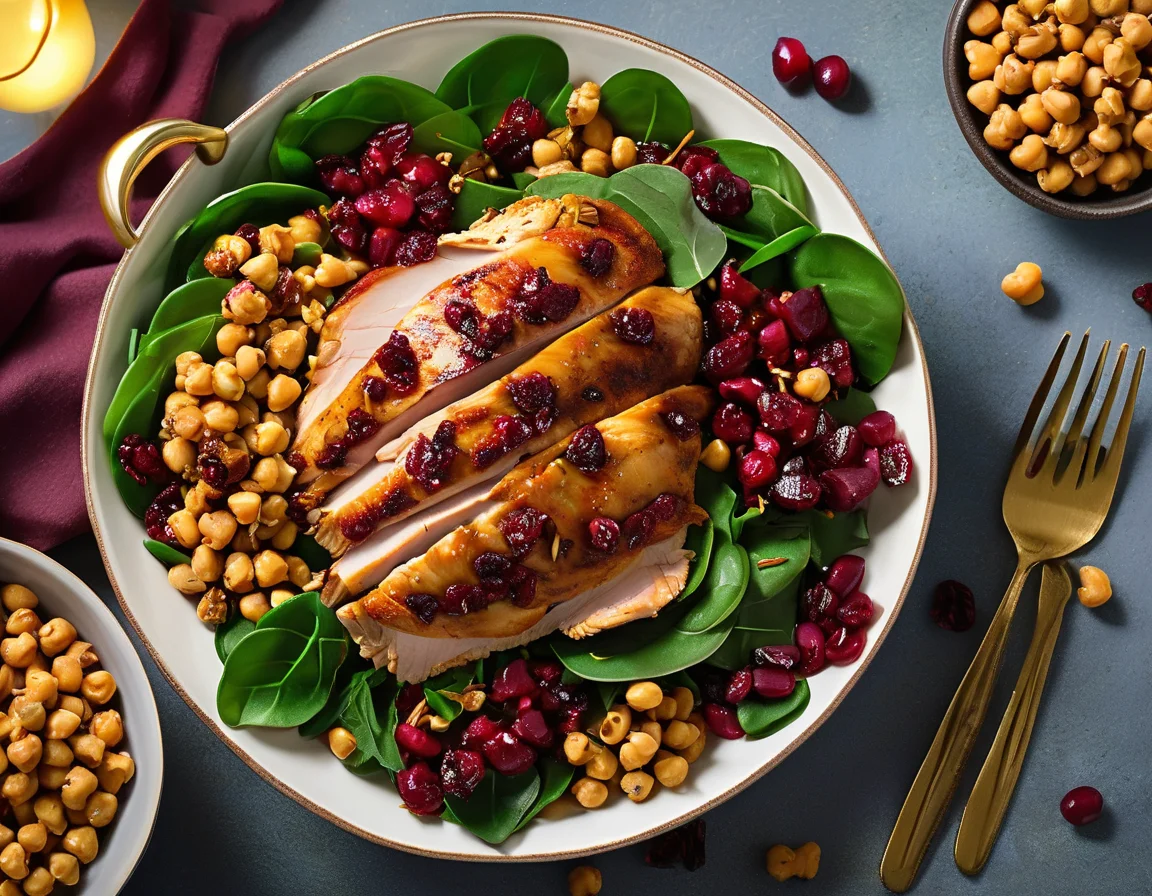 Bowl de Pavo y Garbanzos Inspirado en Acción de Gracias Sin Gluten