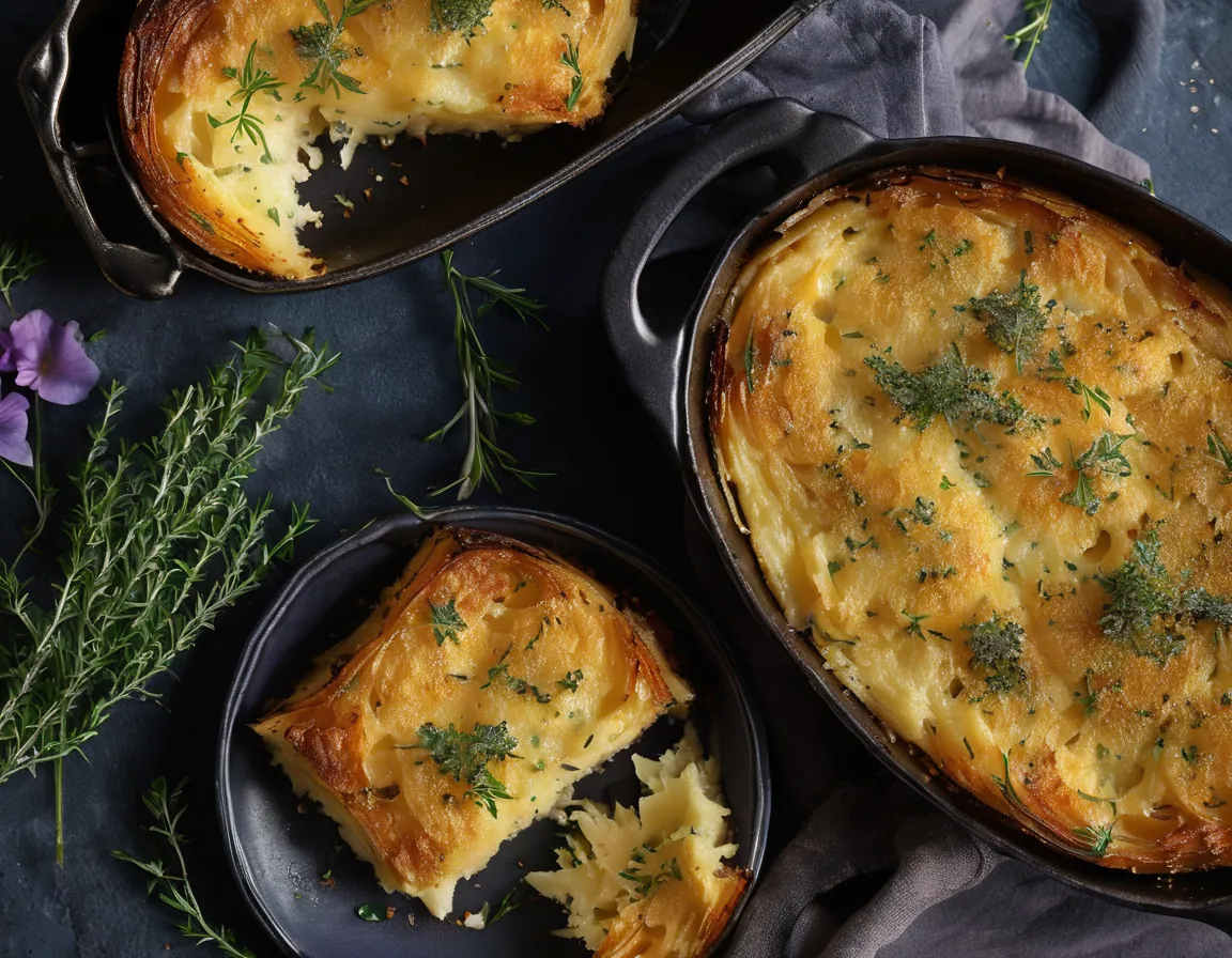 Gratin de Batata con Hierbas Provenzales Adaptado para Hipertensión