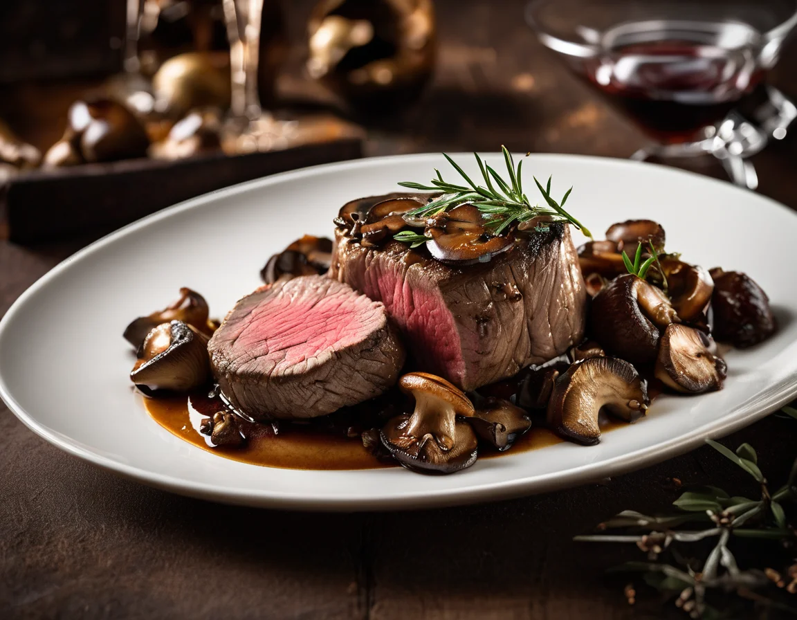 Estofado de Ternera con Setas al Romero