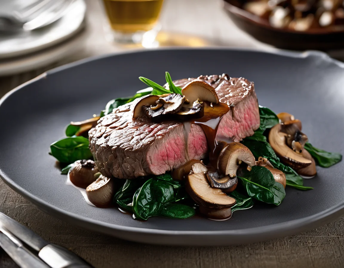 Estofado de Ternera con Setas al Romero