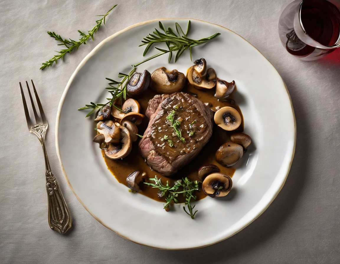 Estofado de Ternera con Setas al Jerez