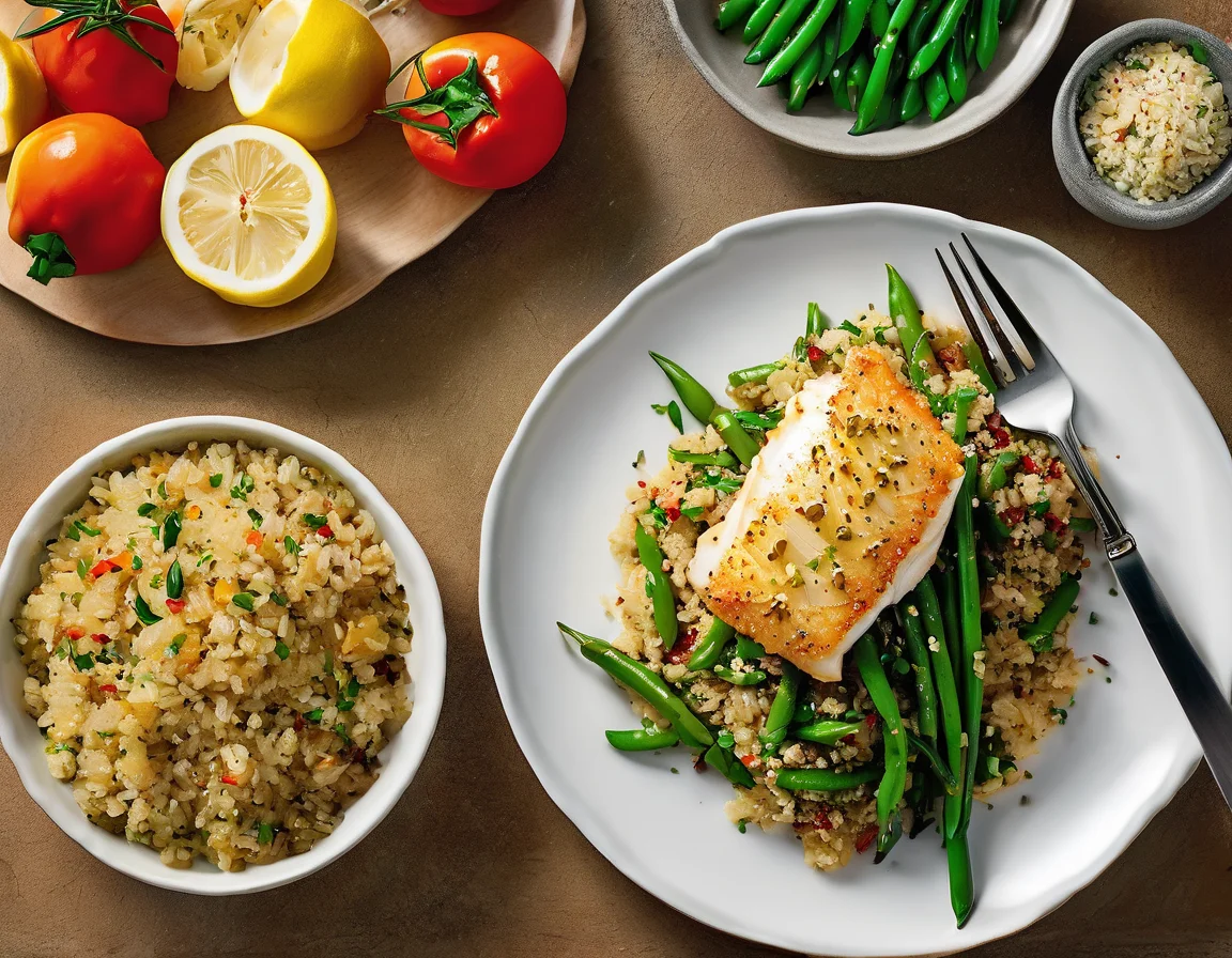 Bacalao con Judías Verdes al Pimentón